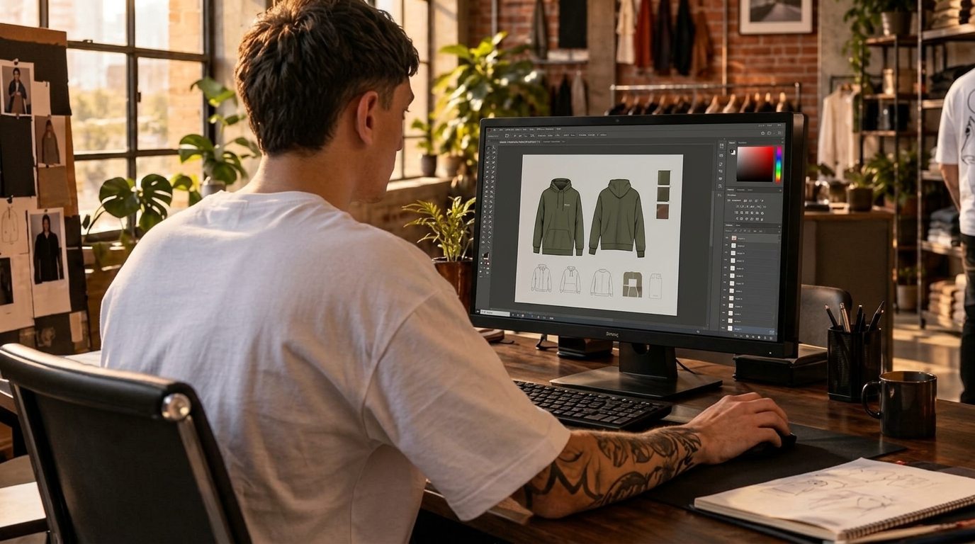 Mockup digital previo